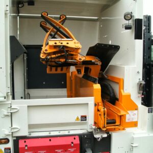 automated side loader hopper camera