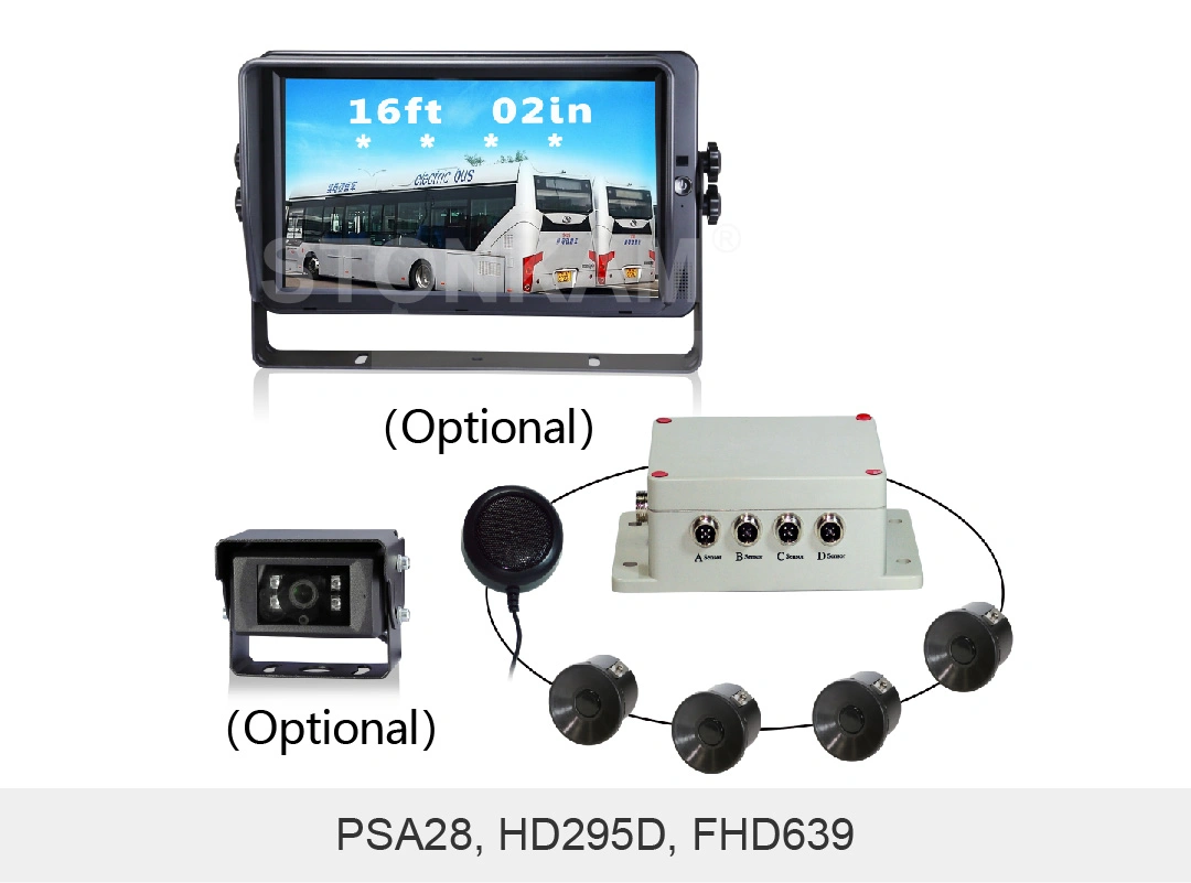 1080P Visual and Ultrasonic Reversing Radar System